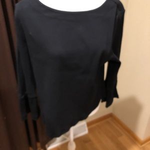 Ann Taylor crop bell sleeve top XL